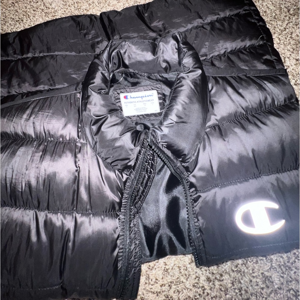 Reflective champion puffer vest